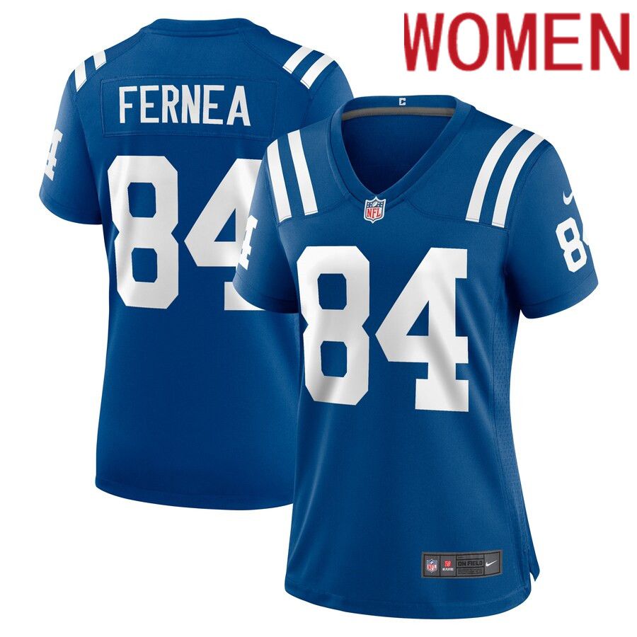Women Indianapolis Colts #84 Ethan Fernea Nike Royal Player Game NFL Jersey